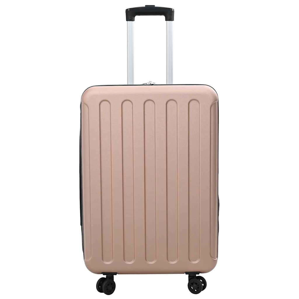 Koffer mit Schloss Rotgolden 43 x 27 x 66 cm ABS Kunststoff