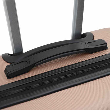 Koffer Set 3 pcs Rotgolden 50 x 31 x 78 cm ABS Plastik, Stahl