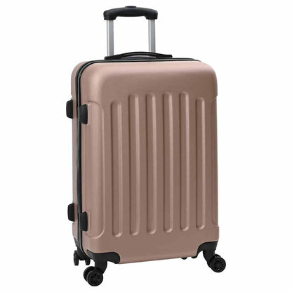 Koffer Set 3 pcs Rotgolden 50 x 31 x 78 cm ABS Plastik, Stahl