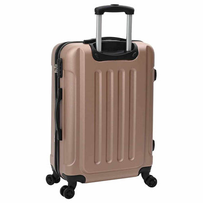 Koffer Set 3 pcs Rotgolden 50 x 31 x 78 cm ABS Plastik, Stahl