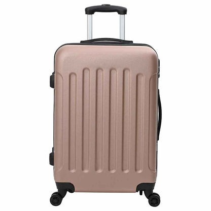 Koffer Set 3 pcs Rotgolden 50 x 31 x 78 cm ABS Plastik, Stahl