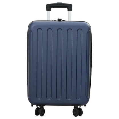 Koffer mit Schloss Dunkelblau 34 x 23 x 55,5 cm ABS Kunststoff