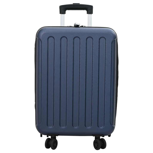 Koffer mit Schloss Dunkelblau 34 x 23 x 55,5 cm ABS Kunststoff