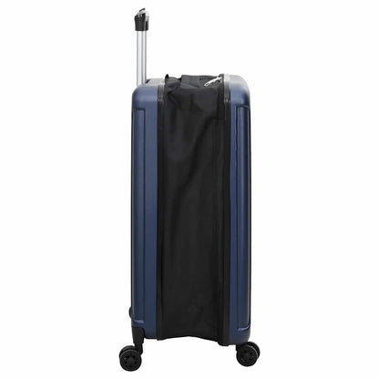 Koffer mit Schloss Dunkelblau 34 x 23 x 55,5 cm ABS Kunststoff