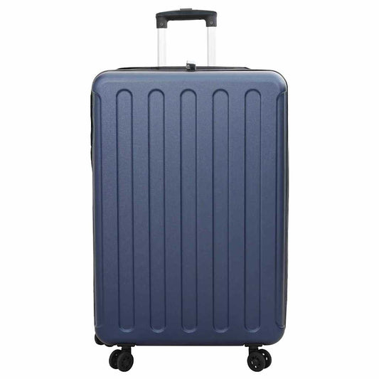 Koffer mit Schloss Dunkelblau 50 x 30 x 76 cm ABS Kunststoff