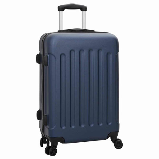 Koffer Set 3 pcs Dunkelblau 50 x 31 x 78 cm ABS Plastik, Stahl