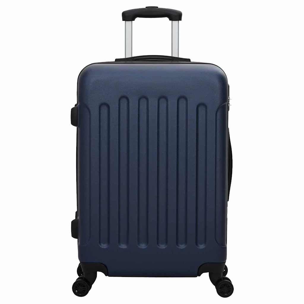 Koffer Set 3 pcs Dunkelblau 50 x 31 x 78 cm ABS Plastik, Stahl