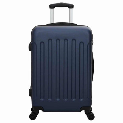 Koffer Set 3 pcs Dunkelblau 50 x 31 x 78 cm ABS Plastik, Stahl