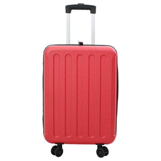 Koffer mit Schloss Rot 34 x 23 x 55,5 cm ABS Kunststoff