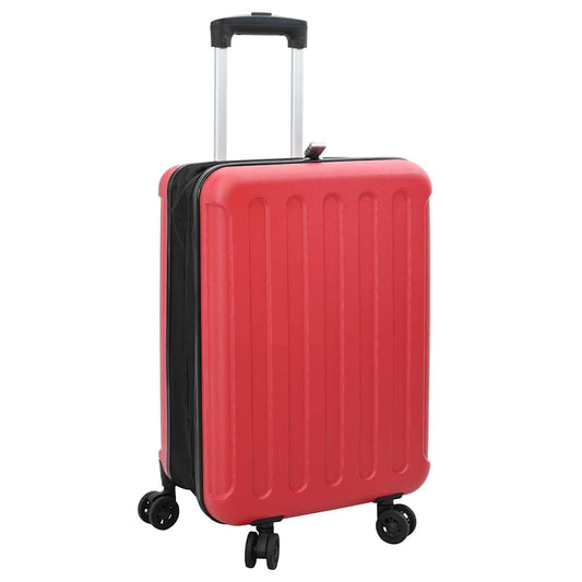 Koffer mit Schloss Rot 43 x 27 x 66 cm ABS Kunststoff