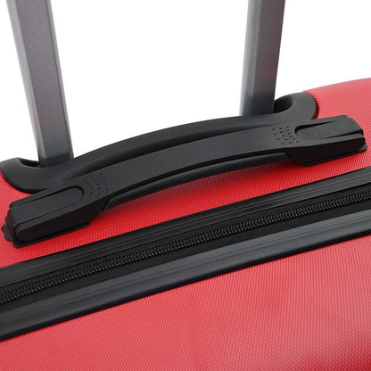 Koffer Set 3 pcs Rot 50 x 31 x 78 cm ABS Plastik, Stahl