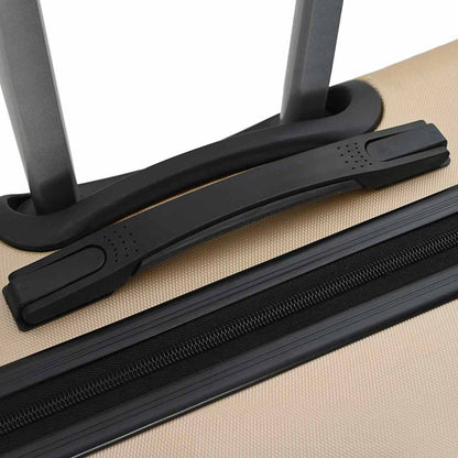 Koffer Set 3 pcs Champagner 50 x 31 x 78 cm ABS Plastik, Stahl