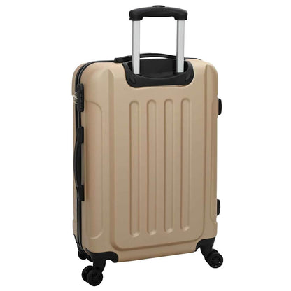 Koffer Set 3 pcs Champagner 50 x 31 x 78 cm ABS Plastik, Stahl