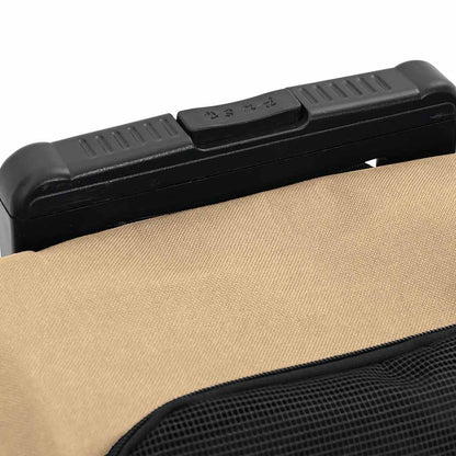 Trolley für Haustiere 3-in-1 Sandfarbe 48x32x(57-106) cm cm Oxford-Gewebe