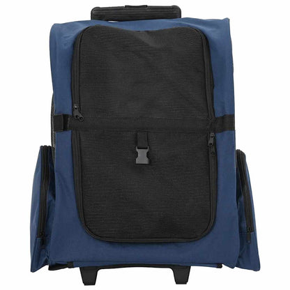 Trolley für Haustiere 3-in-1 Blau 48x32x(57-106) cm cm Oxford-Gewebe