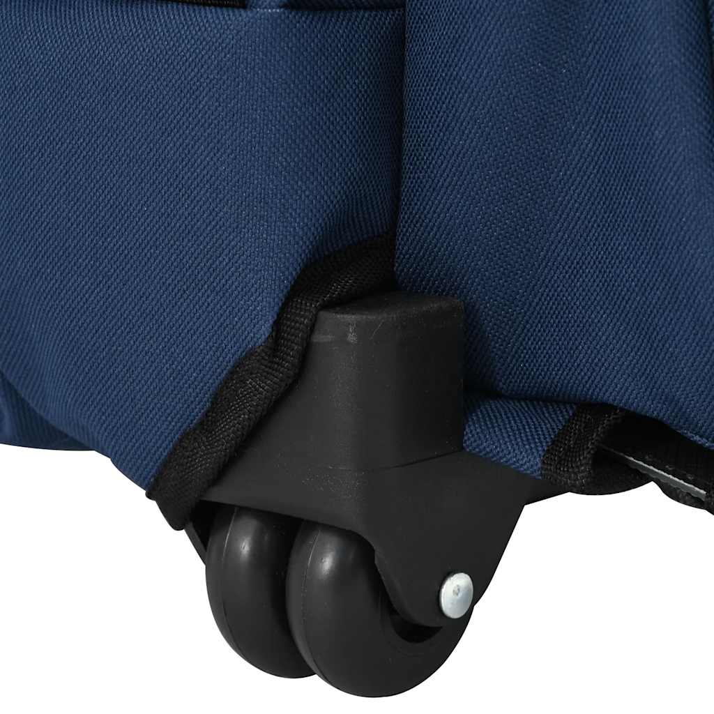 Trolley für Haustiere 3-in-1 Blau 48x32x(57-106) cm cm Oxford-Gewebe