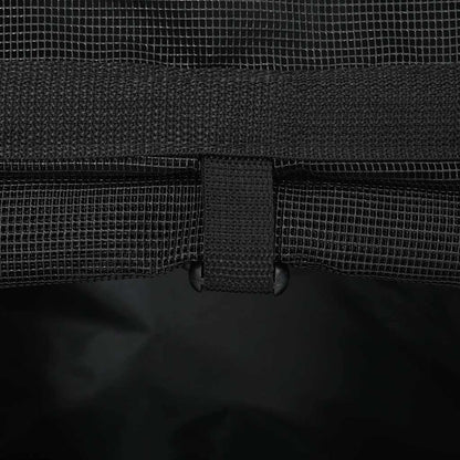 Trolley für Haustiere 3-in-1 Schwarz 48x32x(57-106) cm cm Oxford-Gewebe