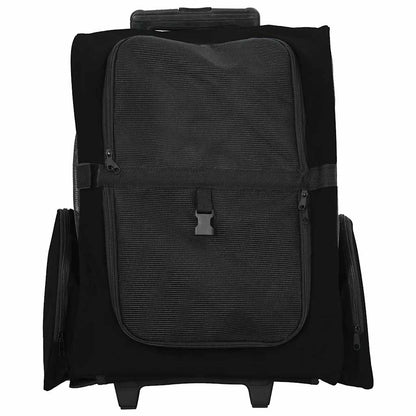 Trolley für Haustiere 3-in-1 Schwarz 48x32x(57-106) cm cm Oxford-Gewebe