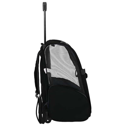 Trolley für Haustiere 3-in-1 Schwarz 48x32x(57-106) cm cm Oxford-Gewebe