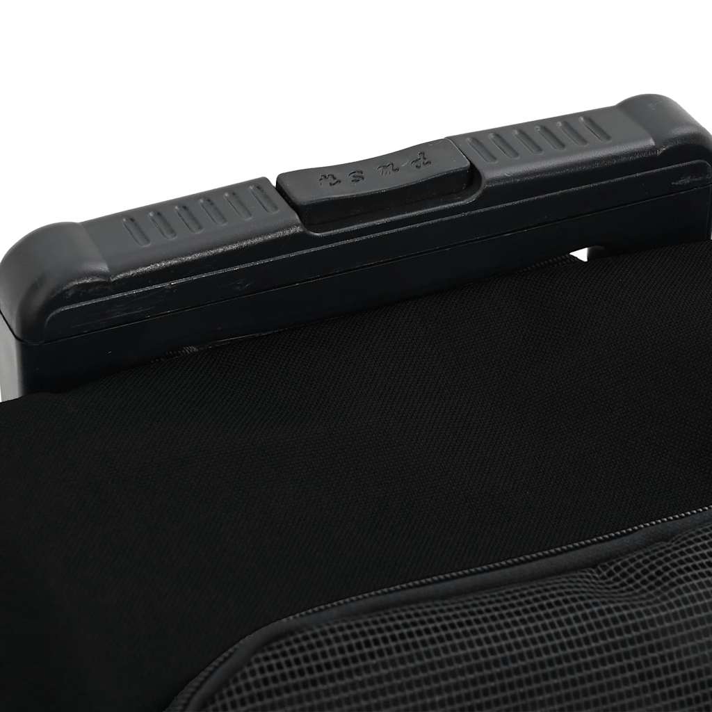 Trolley für Haustiere 3-in-1 Schwarz 48x32x(57-106) cm cm Oxford-Gewebe