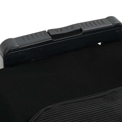 Trolley für Haustiere 3-in-1 Schwarz 48x32x(57-106) cm cm Oxford-Gewebe