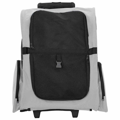 Trolley für Haustiere 3-in-1 Grau 48x32x(57-106) cm cm Oxford-Gewebe