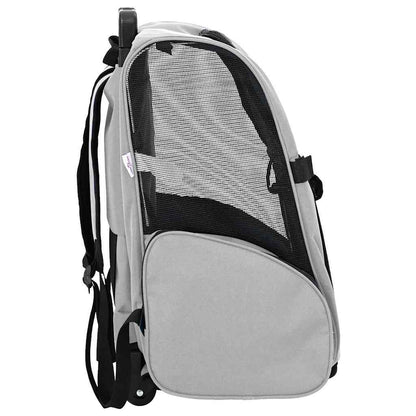 Trolley für Haustiere 3-in-1 Grau 48x32x(57-106) cm cm Oxford-Gewebe