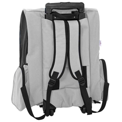 Trolley für Haustiere 3-in-1 Grau 48x32x(57-106) cm cm Oxford-Gewebe