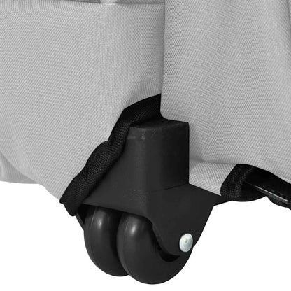 Trolley für Haustiere 3-in-1 Grau 48x32x(57-106) cm cm Oxford-Gewebe