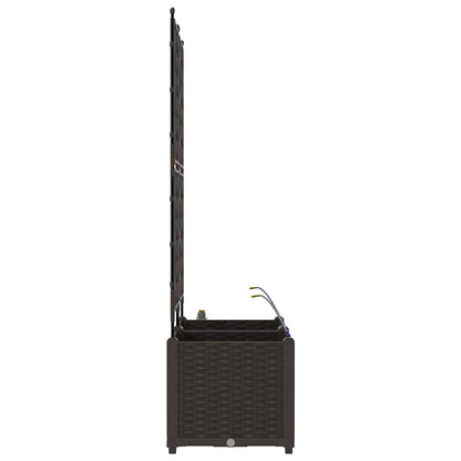 Gartenpflanzer Braun 80 x 40 x 142 cm Stahl