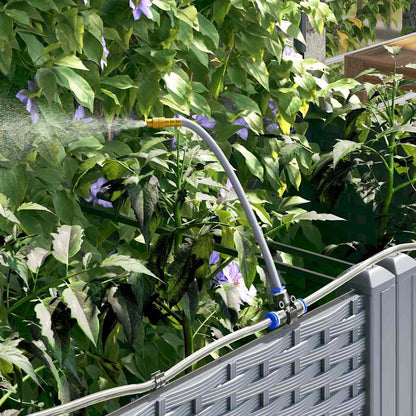 Gartenpflanzer Hellgrau 120 x 120 x 126 cm Stahl