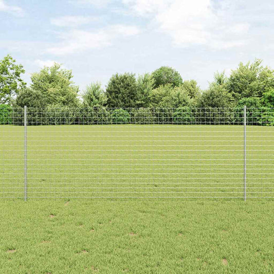 Zaunpfosten 10 pcs Silber 100 cm Verzinkter Stahl