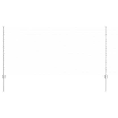 Zaunpfosten 22 pcs Silber 120 cm Verzinkter Stahl