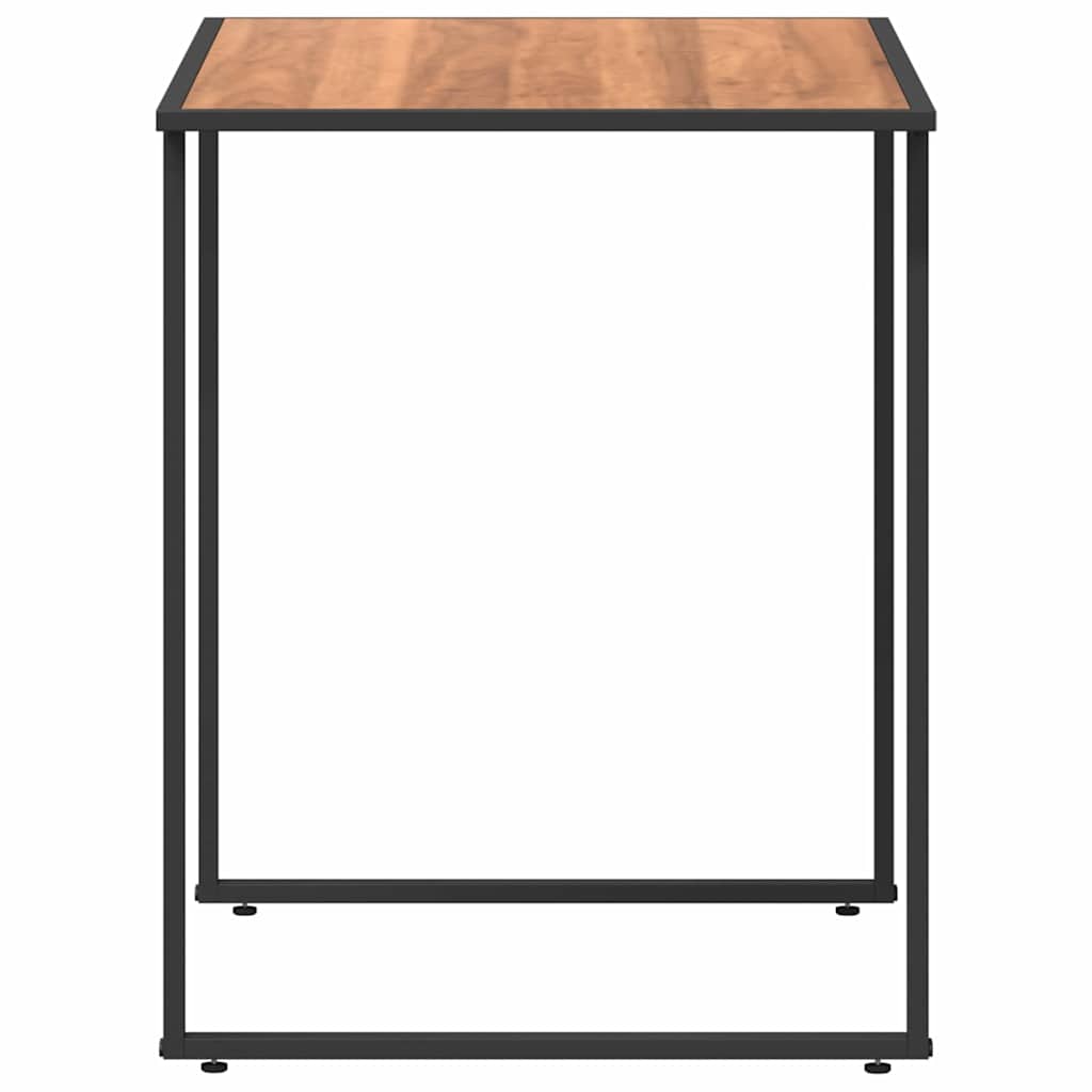 Gartentisch Braun 100 x 55 x 70 cm Stahl und DPC