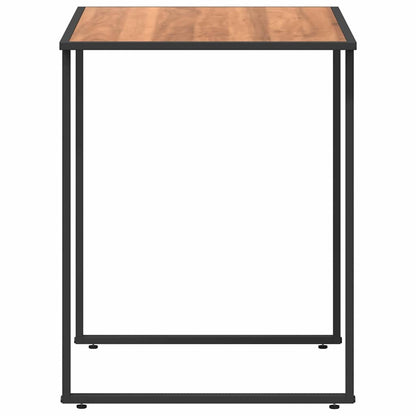 Gartentisch Braun 100 x 55 x 70 cm Stahl und DPC