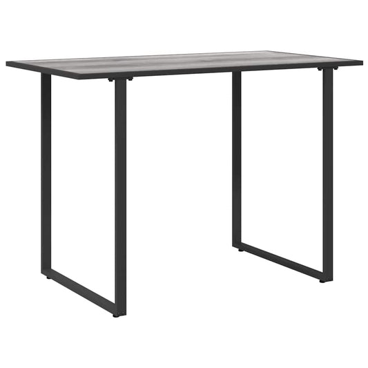 Gartentisch Grau 100 x 55 x 70 cm Stahl und DPC