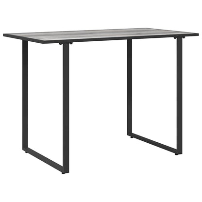 Gartentisch Grau 100 x 55 x 70 cm Stahl und DPC