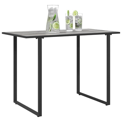 Gartentisch Grau 100 x 55 x 70 cm Stahl und DPC