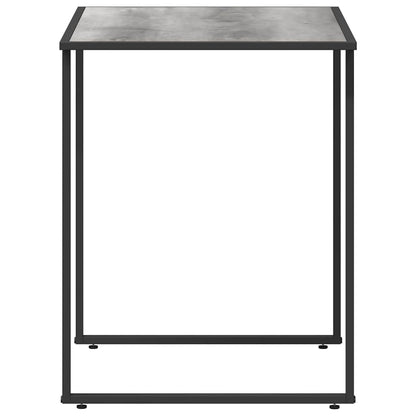 Gartentisch Grau 100 x 55 x 70 cm Stahl und DPC