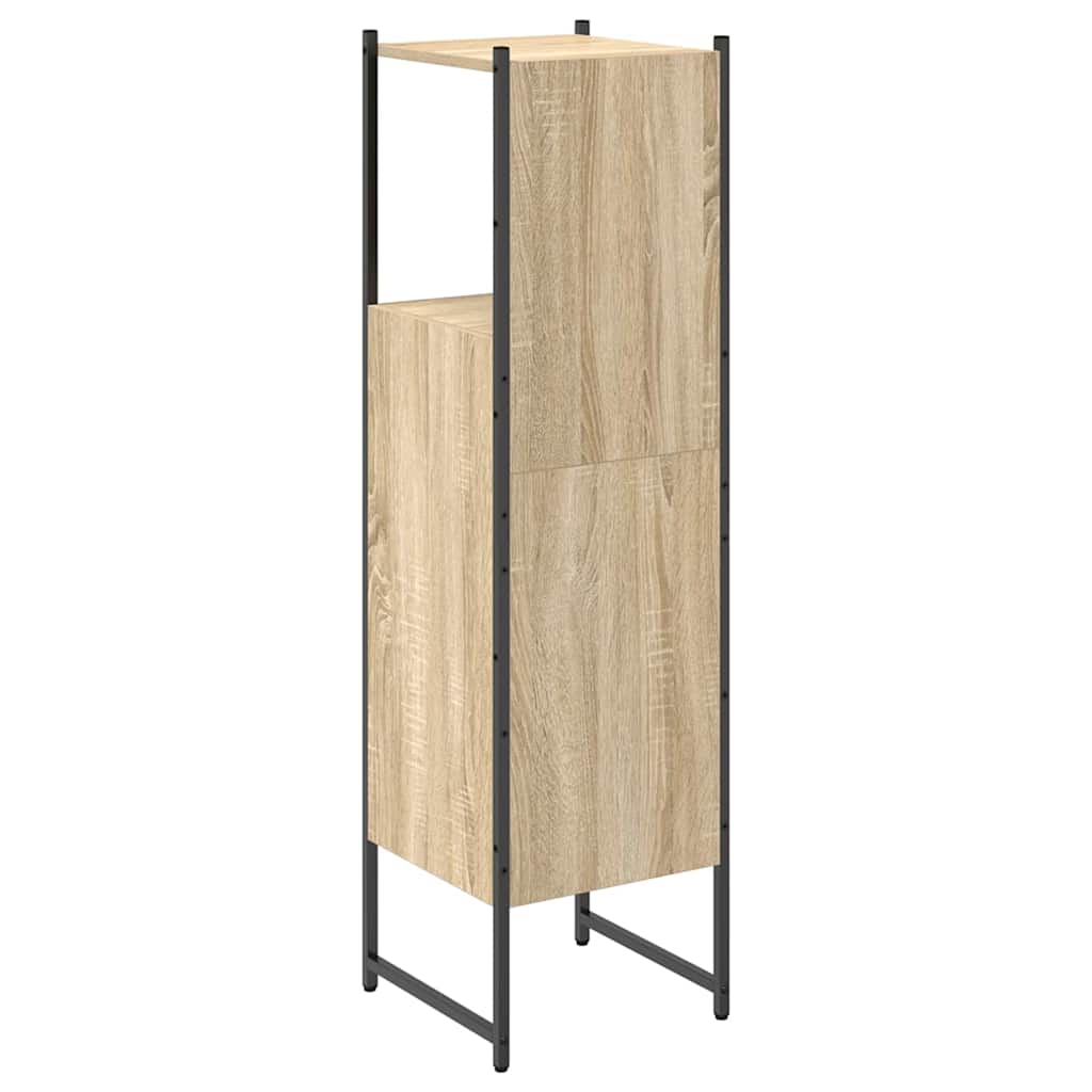 Badezimmerschrank Beige 33 x 33 x 120,5 cm Holzwerkstoff