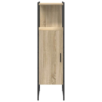 Badezimmerschrank Beige 33 x 33 x 120,5 cm Holzwerkstoff