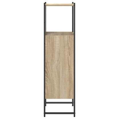 Badezimmerschrank Beige 33 x 33 x 120,5 cm Holzwerkstoff