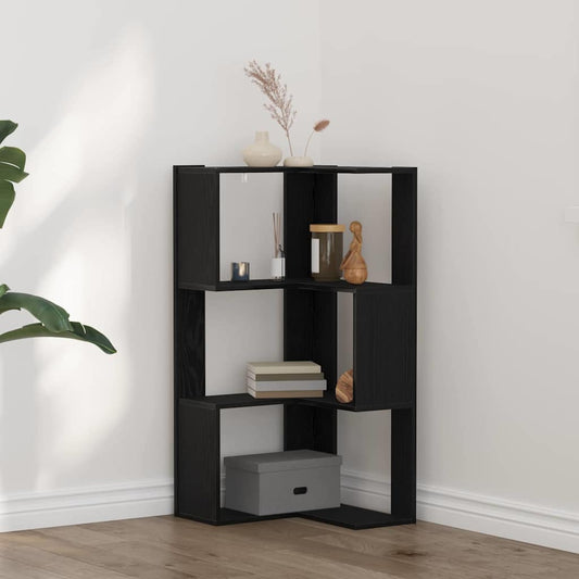 Eckregal Schwarze Eiche 50 x 50 x 102 cm Holzwerkstoff