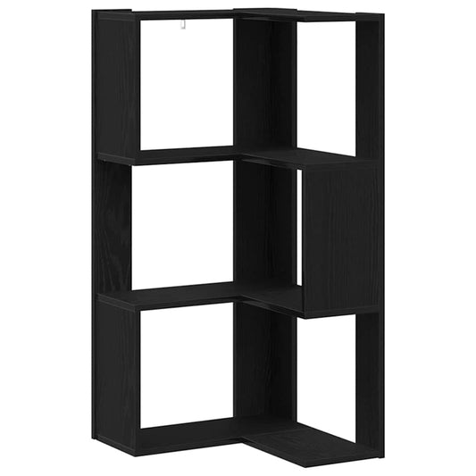 Eckregal Schwarze Eiche 50 x 50 x 102 cm Holzwerkstoff