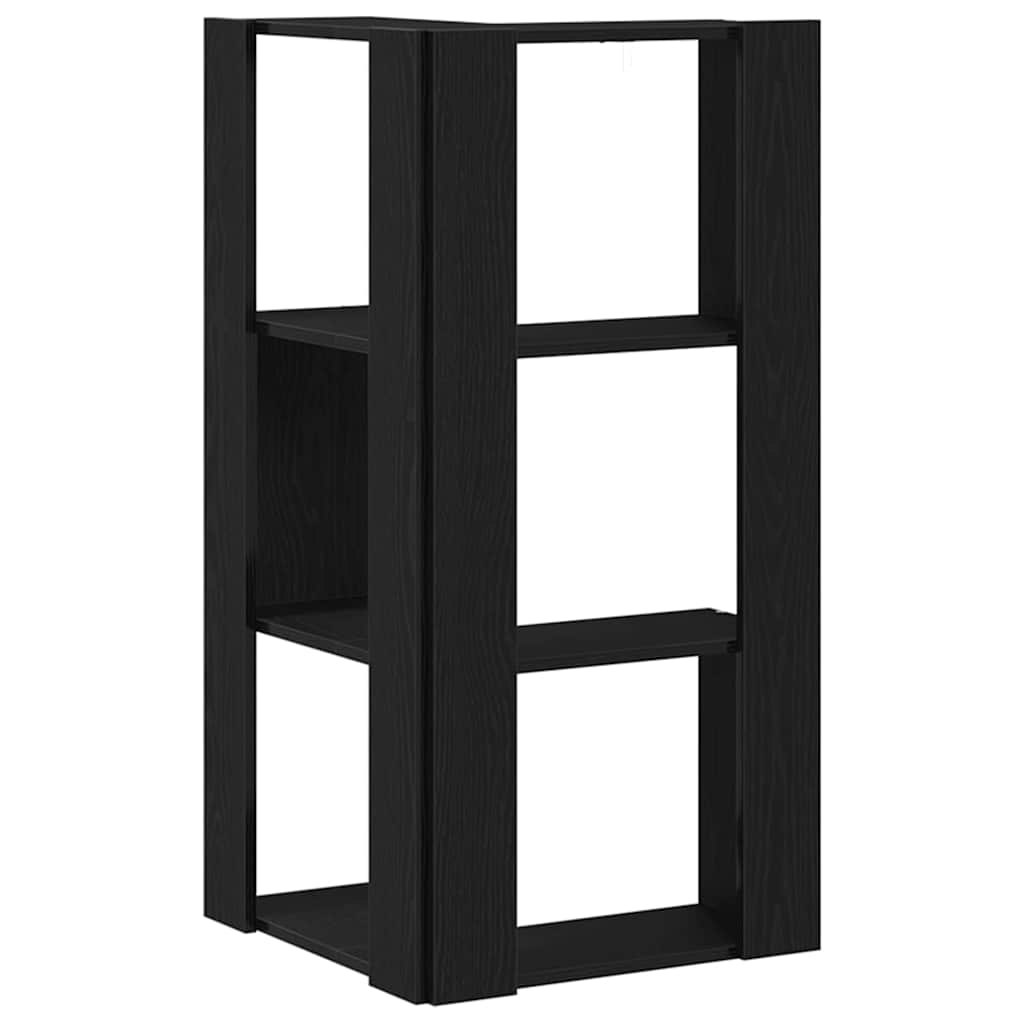 Eckregal Schwarze Eiche 50 x 50 x 102 cm Holzwerkstoff