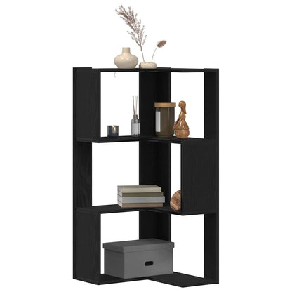 Eckregal Schwarze Eiche 50 x 50 x 102 cm Holzwerkstoff
