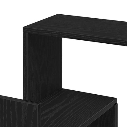 Wand-Eckregal Schwarze Eiche 45 x 45 x 147 cm Holzwerkstoff