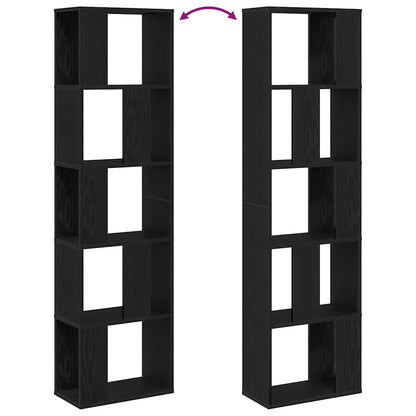 Bücherregal Schwarze Eiche 45 x 23,5 x 162,5 cm Holzwerkstoff
