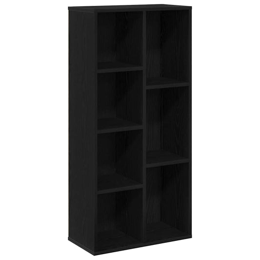 Regal Schwarze Eiche 50 x 25 x 105 cm Holzwerkstoff