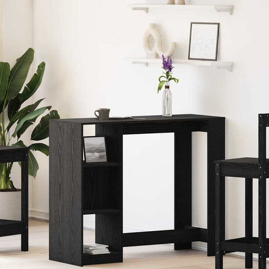 Bartisch Schwarze Eiche 124 x 46 x 103.5 cm Holzwerkstoff